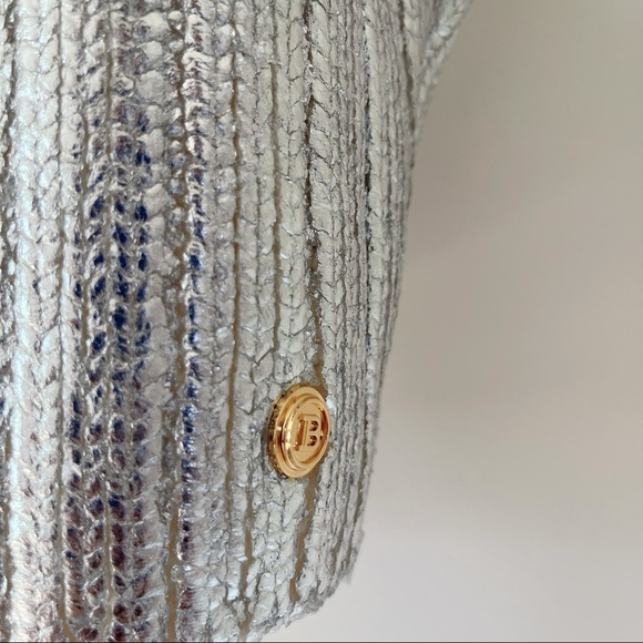 💥BRAND NEW💥 Balmain Silver Coated Knit Sweater - Picture 6 of 11